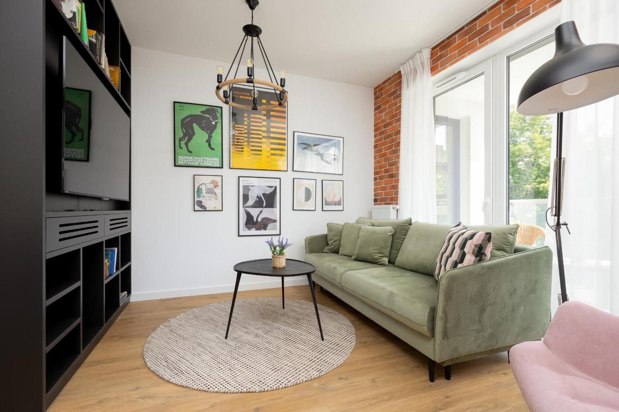 Komfortowy Apartament Dla 4 Osob Z Parkingiem By Noclegi Renters Warszawa Exteriör bild